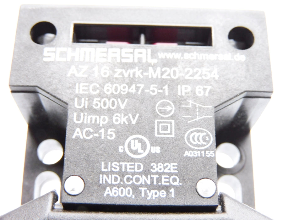 SCHMERSAL AZ16ZVRK-M20-2254 500V (NO KEY) NSNP
