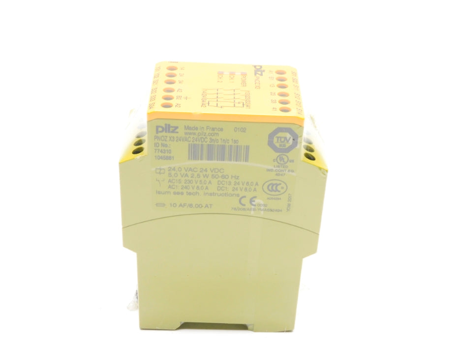 PILZ PNOZX324VAC24VDC3N/O1N/C1SO 774310 24VAC/DC 8A NSNP