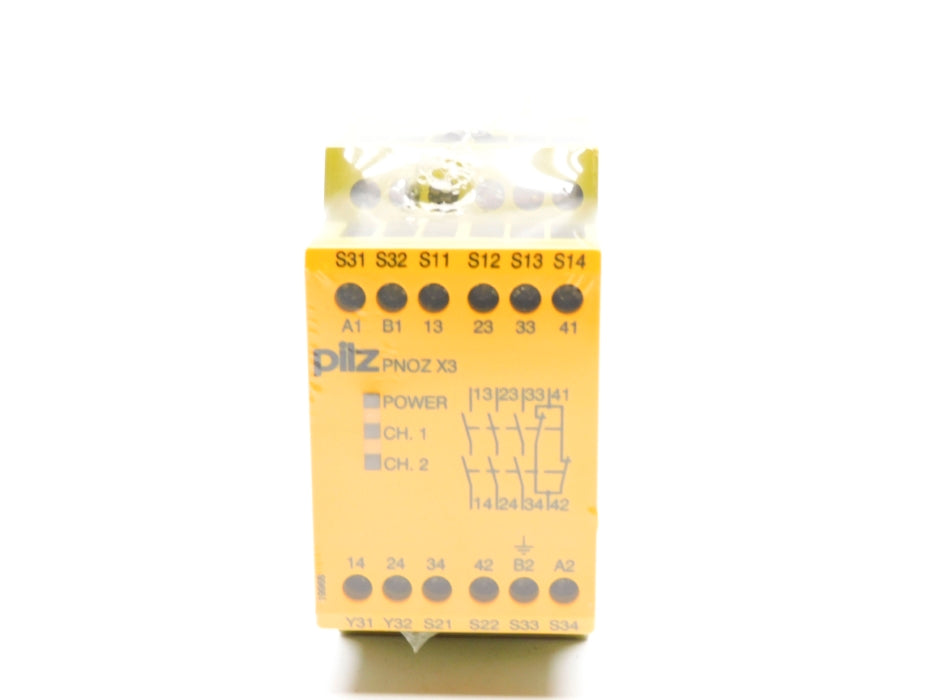PILZ PNOZX324VAC24VDC3N/O1N/C1SO 774310 24VAC/DC 8A NSNP