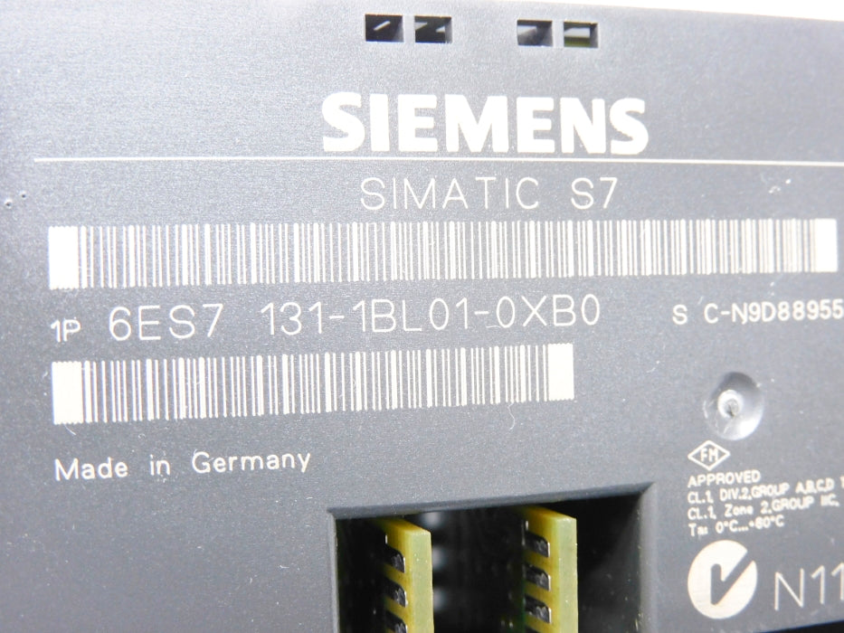 SIEMENS 6ES7131-1BL01-0XB0 24VDC UNMP