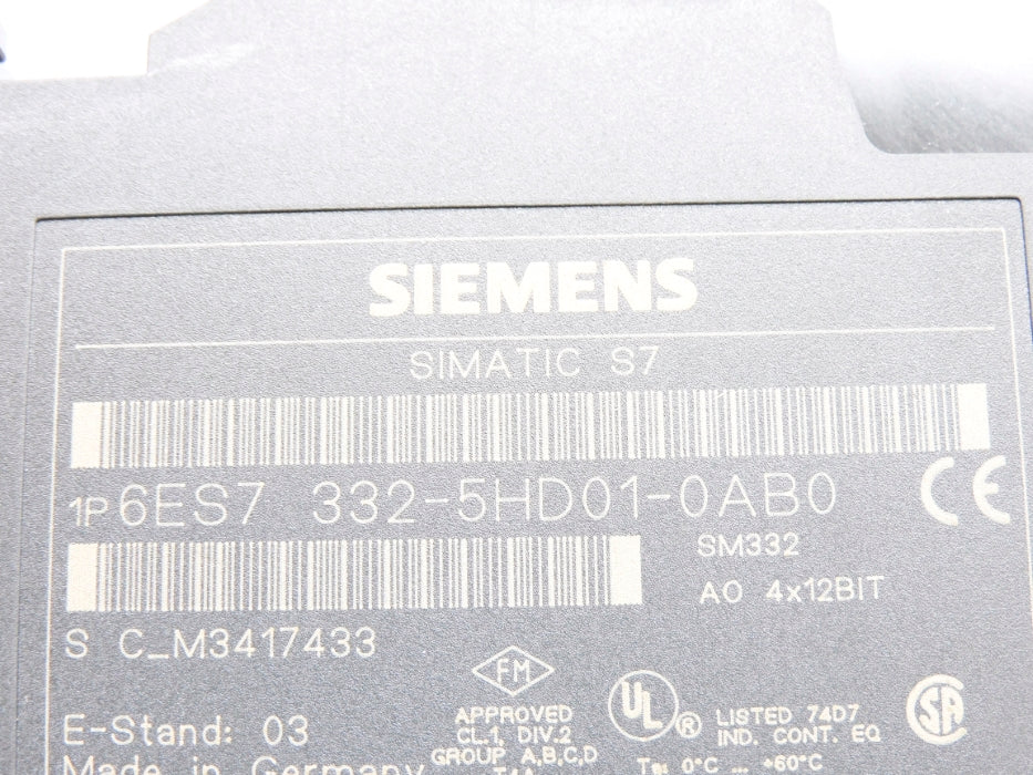 SIEMENS 6ES7332-5HD01-0AB0 UNMP