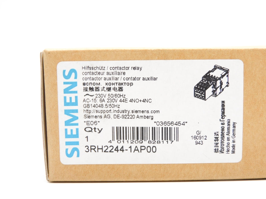 SIEMENS 3RH2244-1AP00 230V 6A NSMP