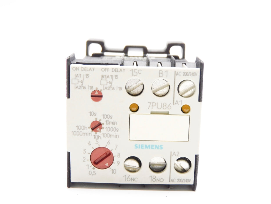 SIEMENS 7PU8640-2AN20 200/240VAC 10S-100H UNMP
