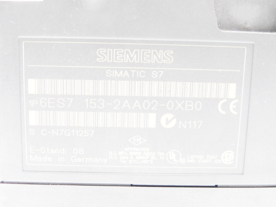 SIEMENS 6ES7153-2AA02-0XB0 24VDC NSMP