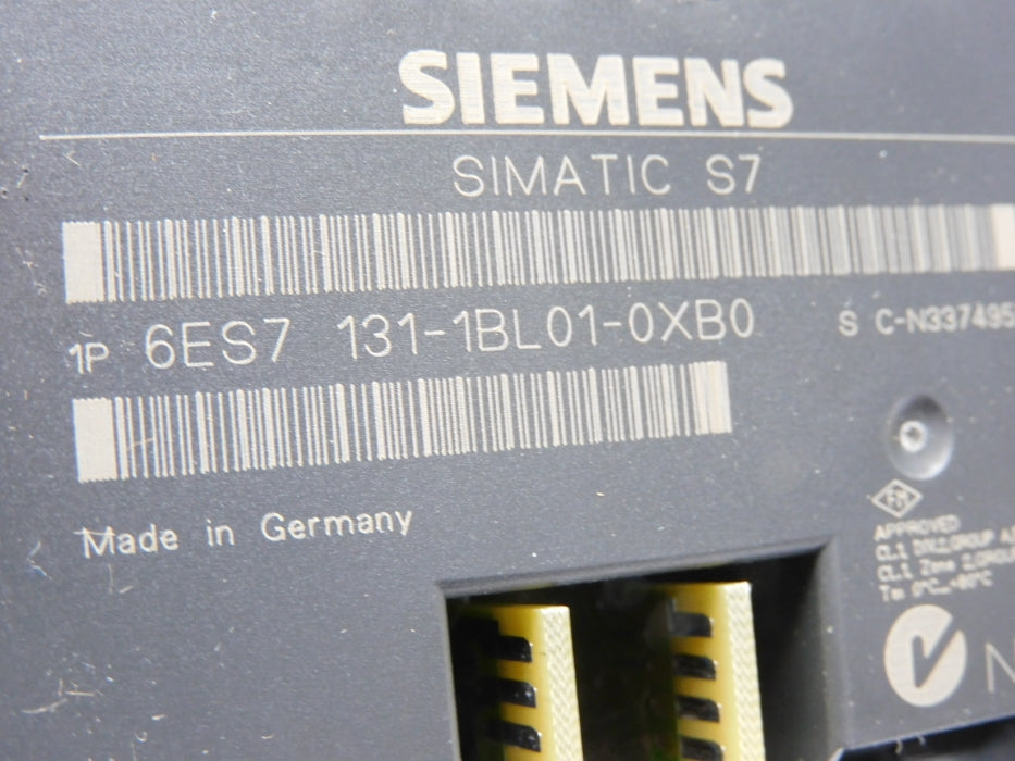 SIEMENS 6ES7131-1BL01-0XB0 24VDC NSMP