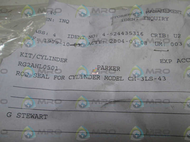 PARKER ROD SEAL CH-3LS-43 NSNP