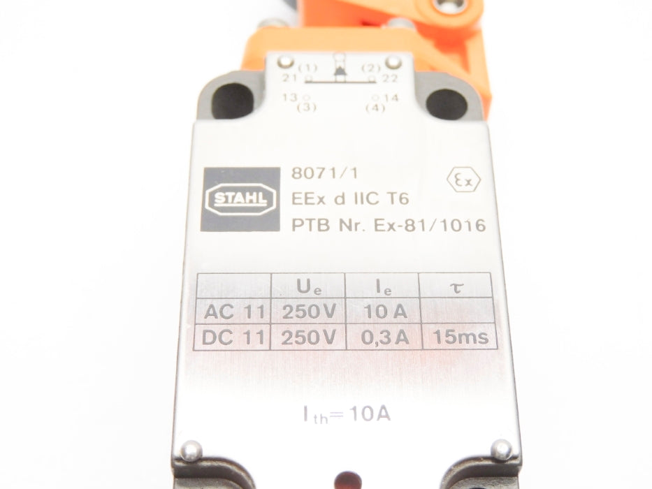 STAHL 8071/1 250V 10A UNMP