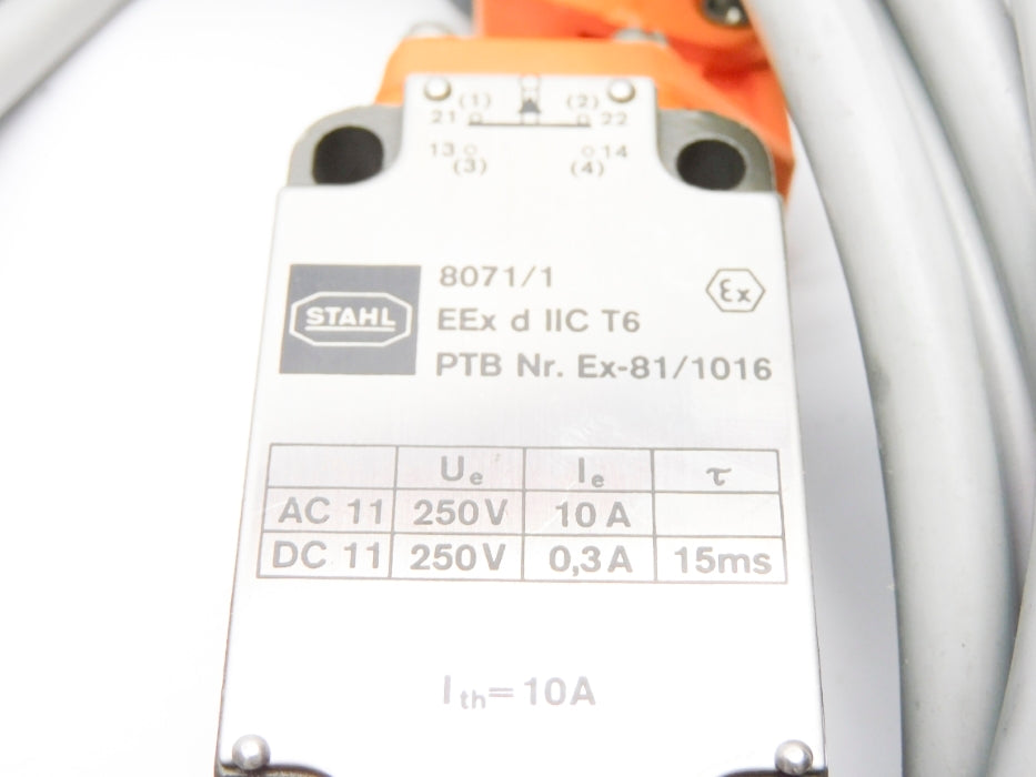STAHL 8071/1 250V 10A  NSNP