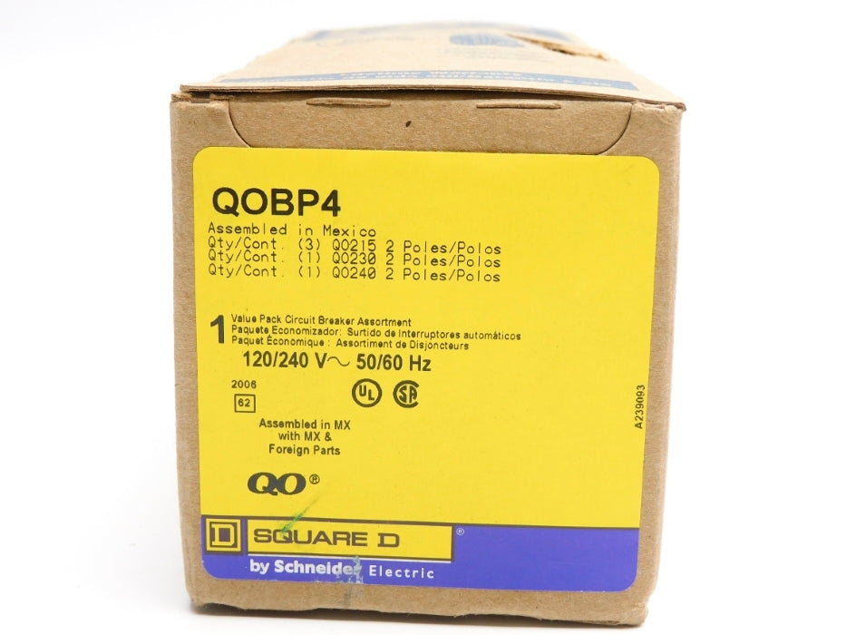 SQUARE D QOBP4 120/240V 15/30/40A NSMP