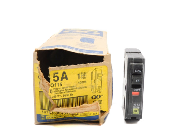 SQUARE D QO115 15A 120/240V (PKG OF 10) NSMP