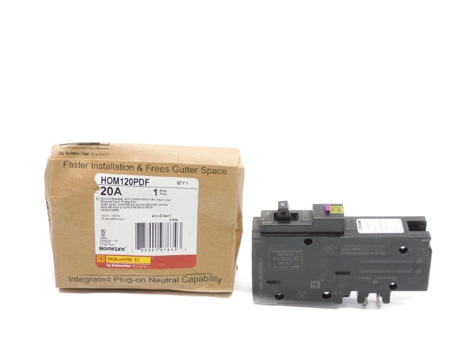 SQUARE D HOM120PDF 120V 20A NSMP