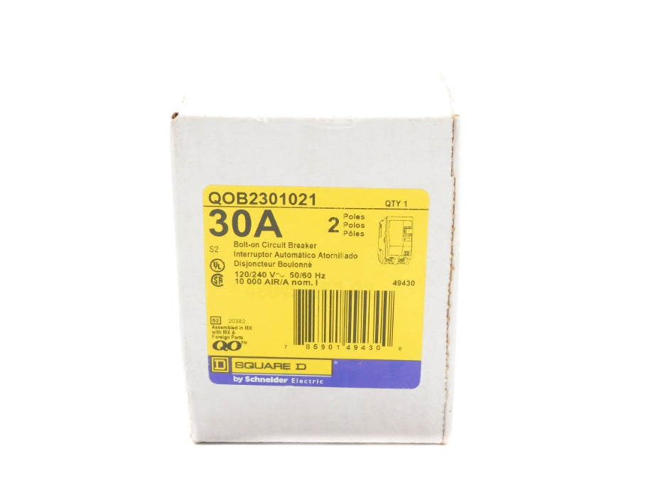 SQUARE D QOB2301021 120/240V 30A NSFS