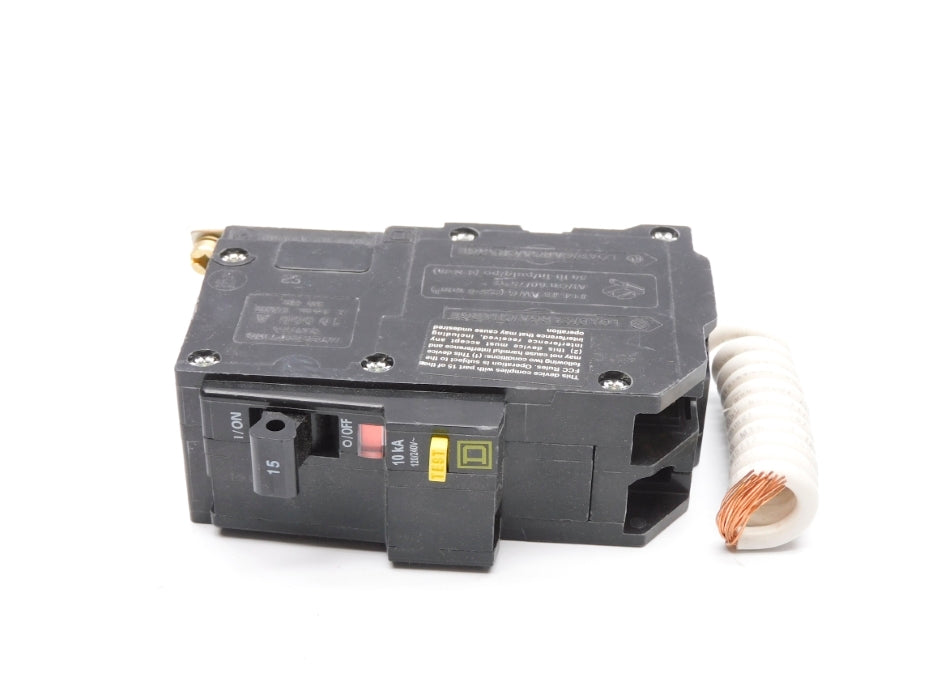 SQUARE D QOB215GFI 15A 120/240V NSMP