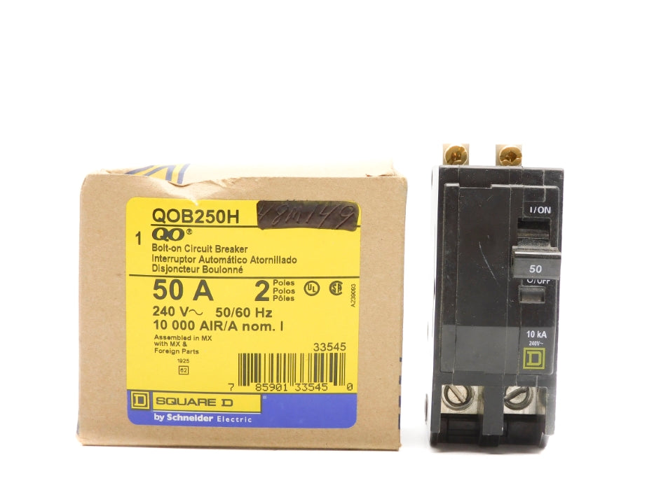 SQUARE D QOB250H 50A 240V NSMP