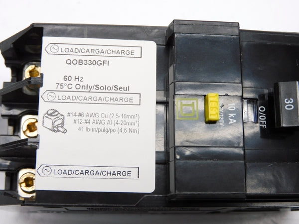 SQUARE D QOB330GFI 208/120V 30A NSMP