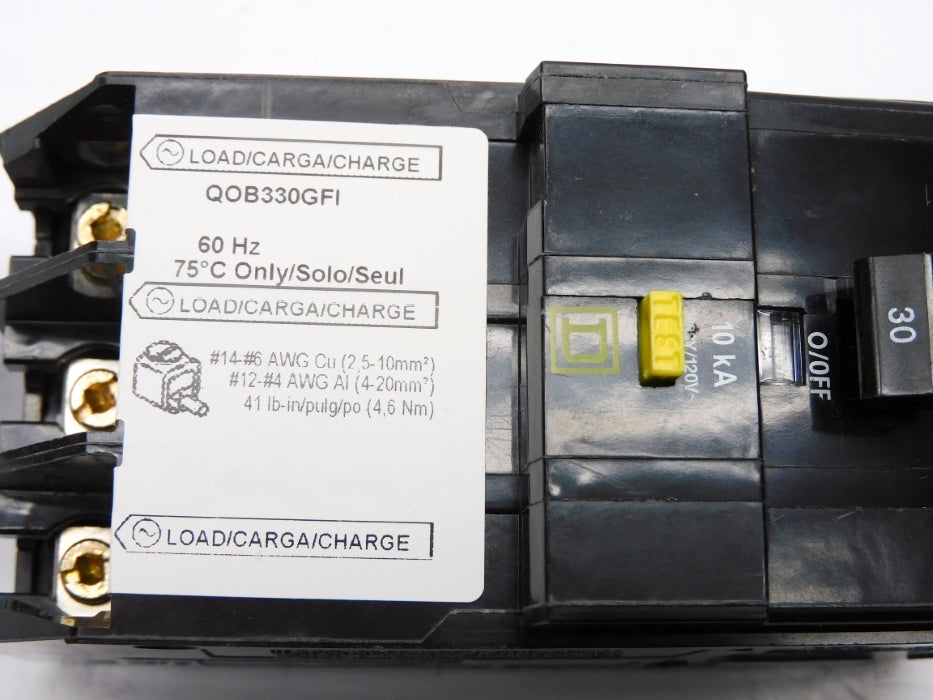 SQUARE D QOB330GFI 208/120V 30A NSMP