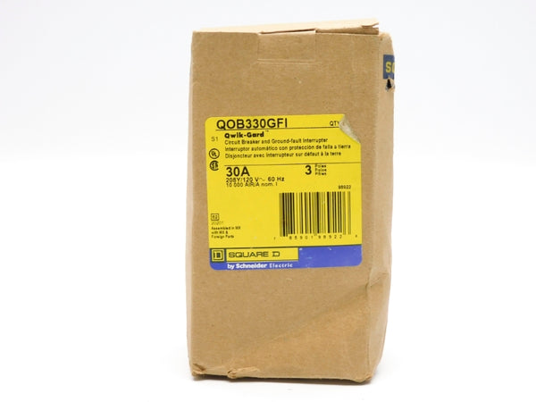 SQUARE D QOB330GFI 208/120V 30A NSMP