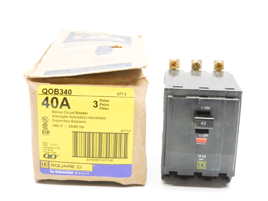 SQUARE D QOB340 40A 240V (PKG OF 3) NSMP