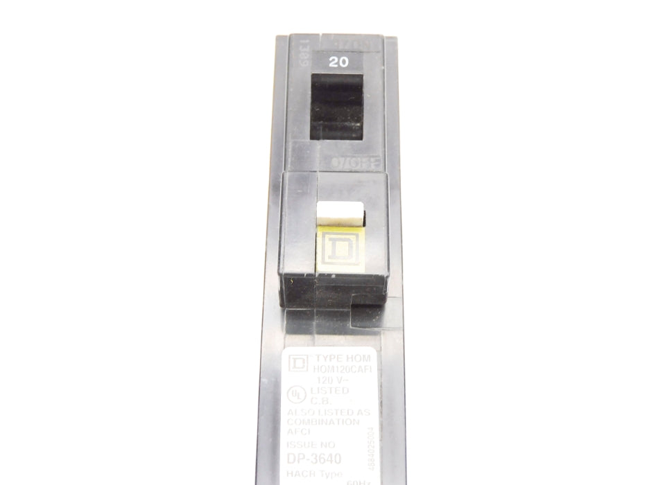 SQUARE D HOM120CAFI 20A 120V UNMP