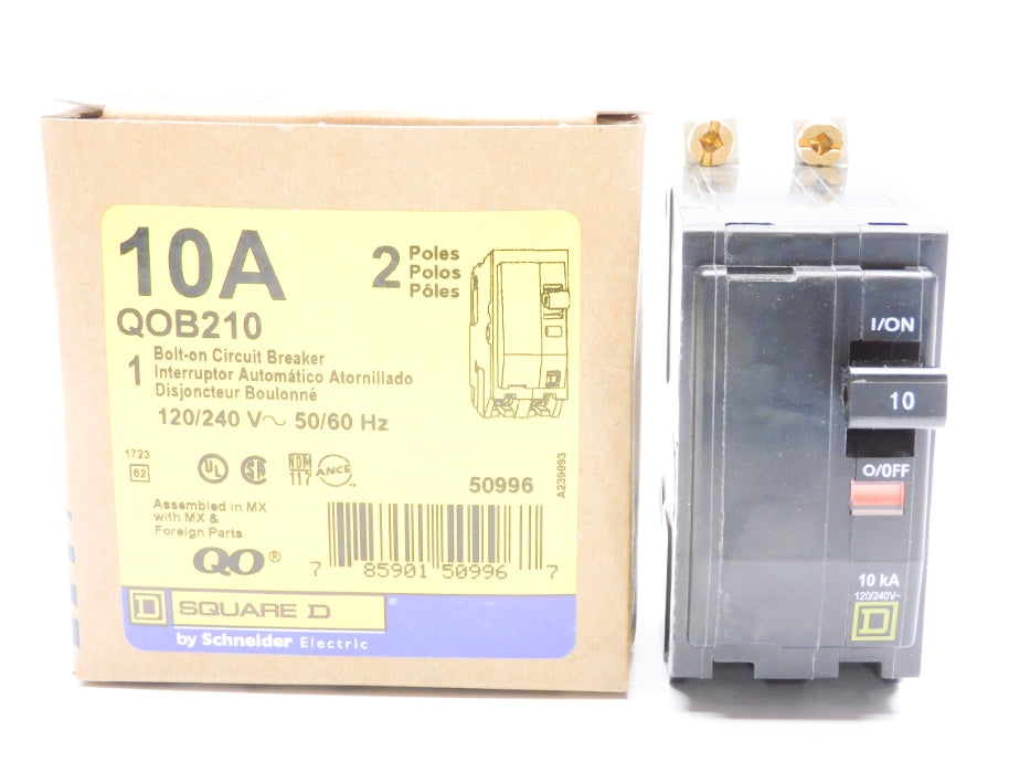 SQUARE D QOB210 120/240V 10A NSMP
