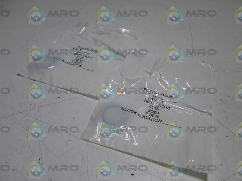 LOT OF 2 POWER TEAM T SEAL B001-TRO16 NSMP