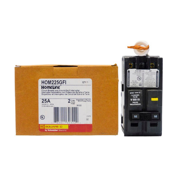 SQUARE D HOM225GFI 120/240V 25A NSMP
