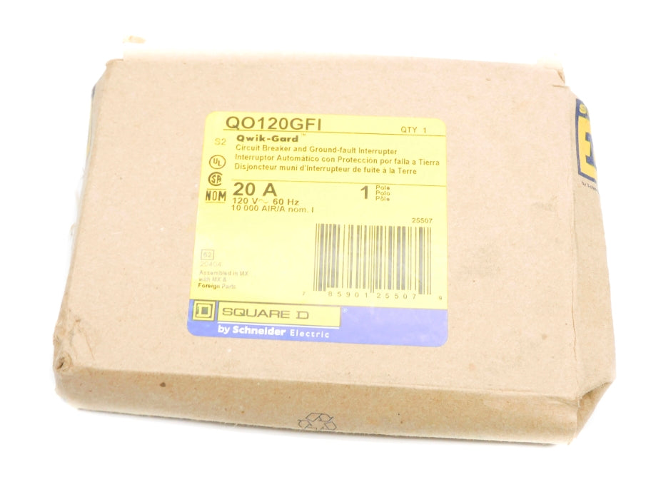 SQUARE D QO120GFI SER. 2 120V 20A NSMP