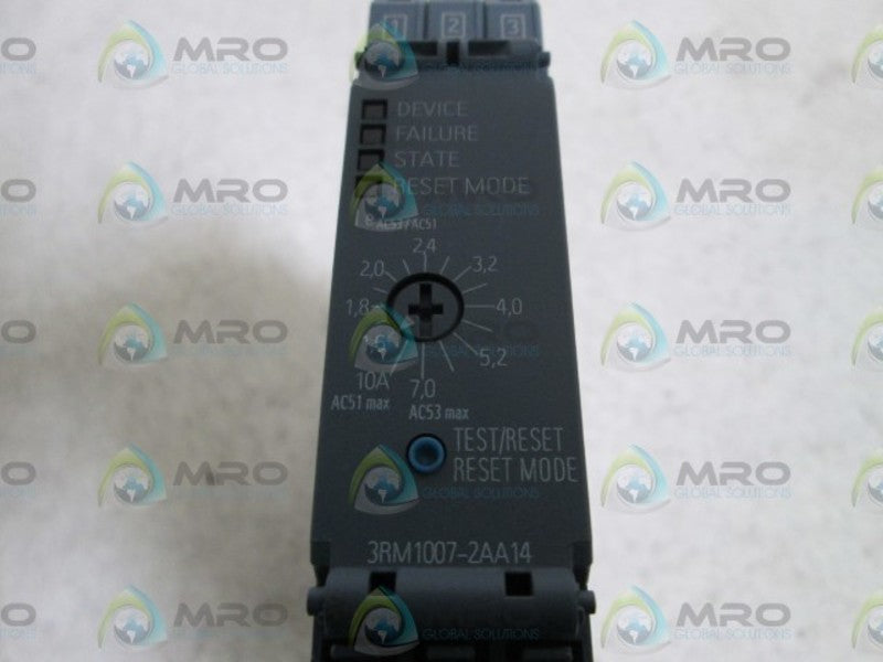 SIEMENS MOTOR STARTER 3RM1007-2AA14 UNMP