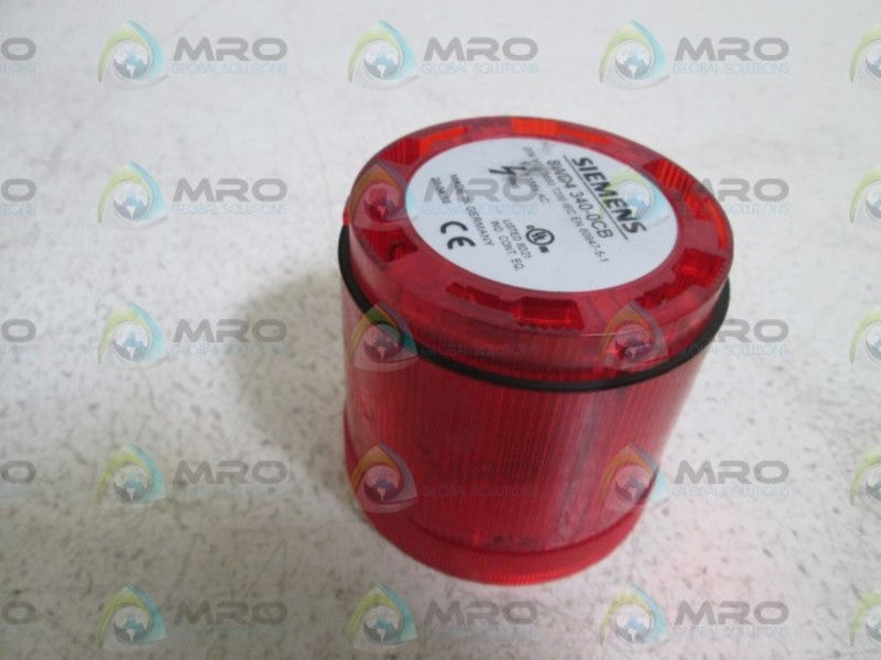 SIEMENS RED STROBE SIGNAL COLUMN 8WD4 340-0CB UNMP