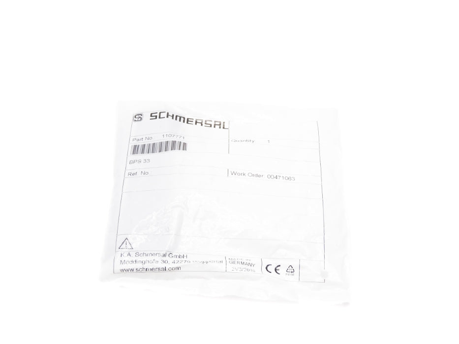 SCHMERSAL BPS33 1107771 NSMP