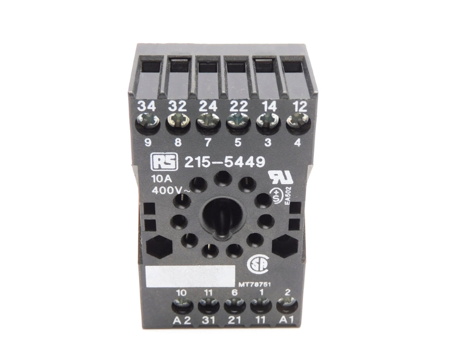 RELAY SOCKET MT78751 215-5449 400V 10A NSNP