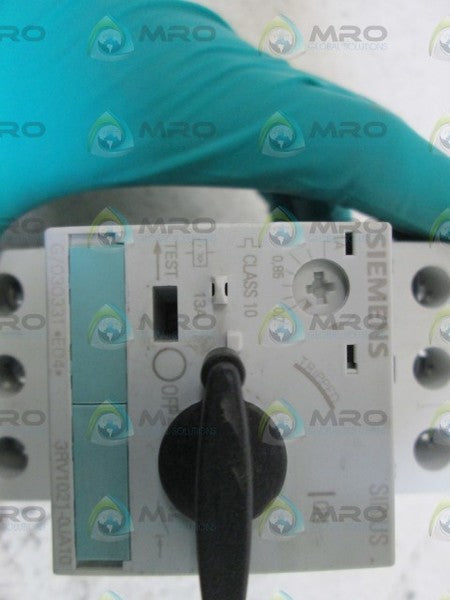 SIEMENS MOTOR STARTER 0.7-1A 3RV1021-0JA10 UNMP