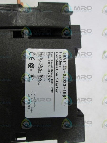 SIEMENS CONTACTOR 3RT1023-1B..0 UNMP