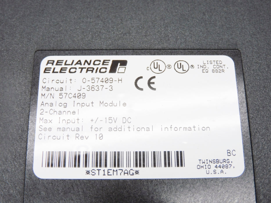 RELIANCE ELECTIRC 57C409 UNMP