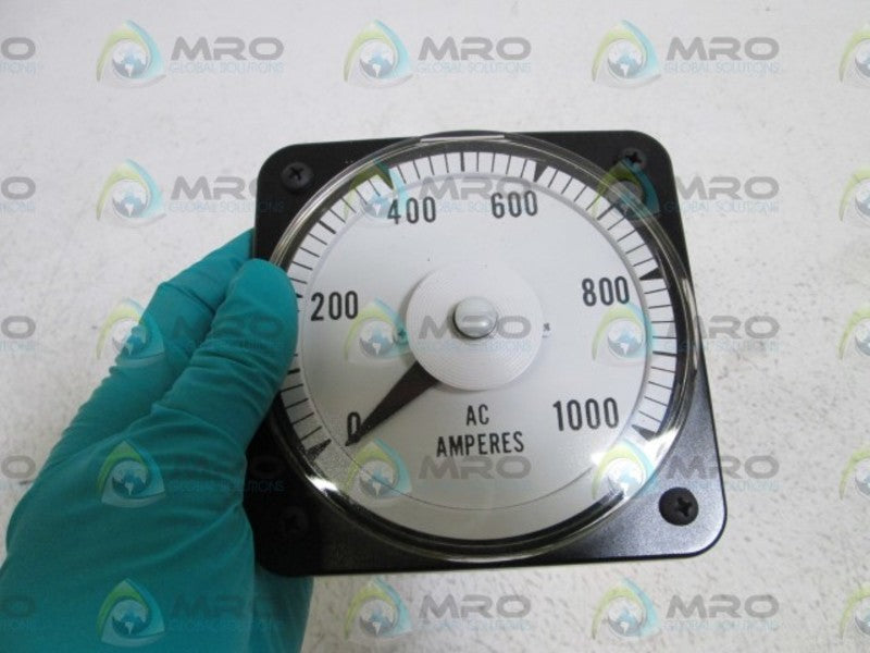 EIL 0-1000 AC AMP PANEL METER 103131LSSS  NSNP