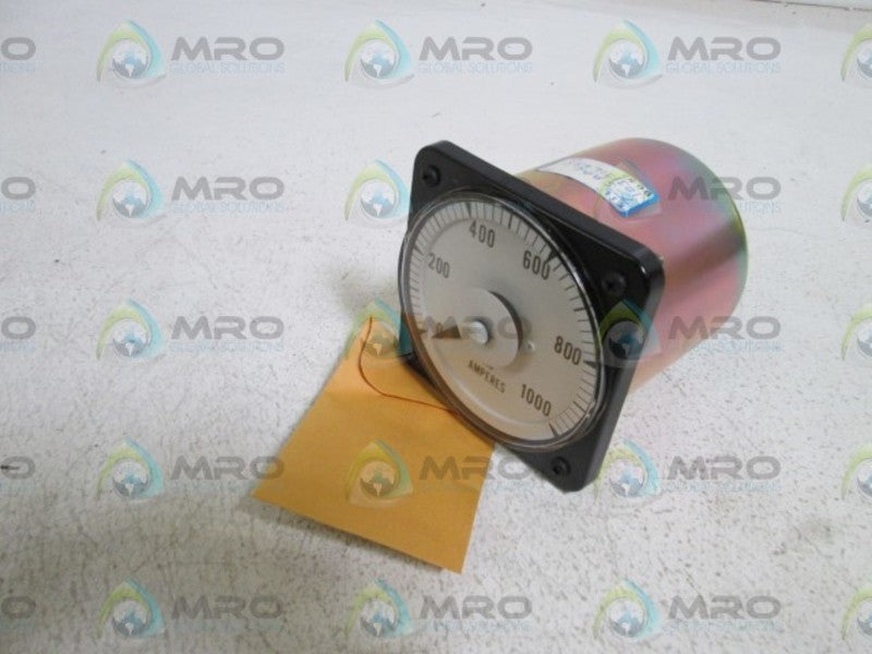 EIL 0-1000 AC AMP PANEL METER 103131LSSS  NSNP