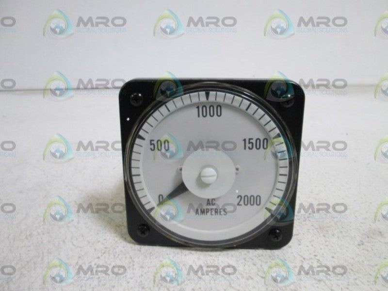 EIL 0-2000 AC AMPS PANEL METER AB-40  NSNP
