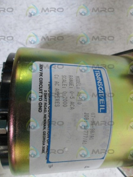 EIL 0-2000 AC AMPS PANEL METER AB-40  NSNP