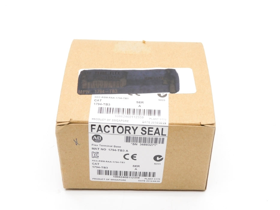 INDUSTRIAL SPARE PART 1794-TB3 SER. A DATE: 2014 NSFS