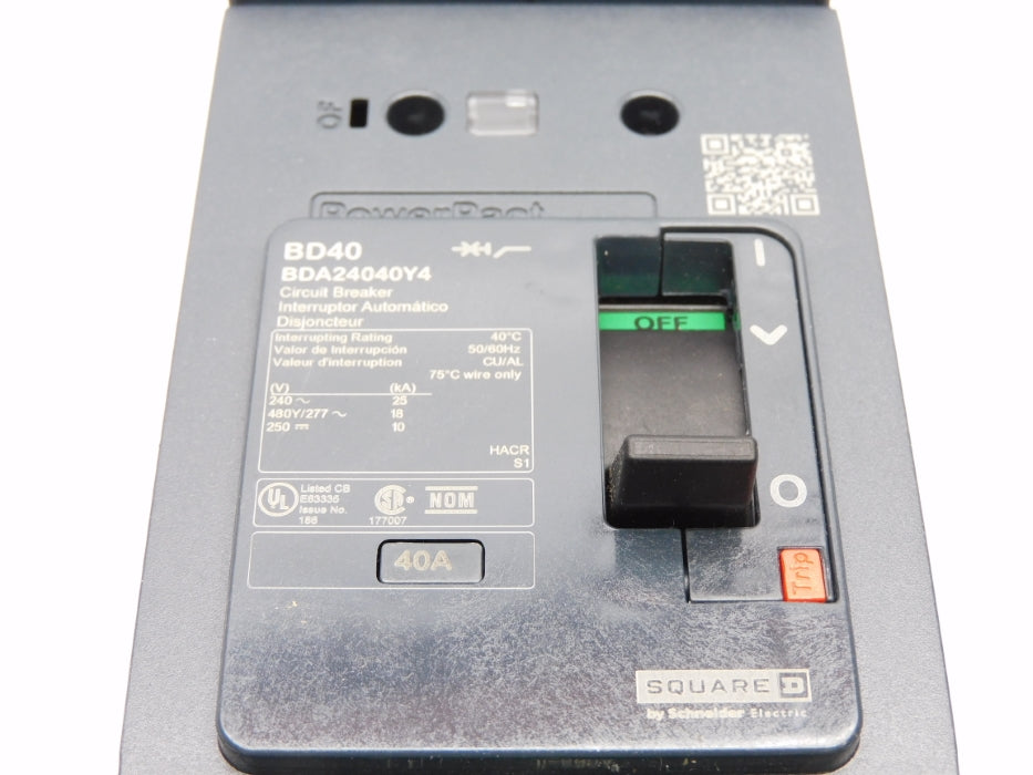 SQUARE D BDA24040Y4 40A 480/277V NSMP