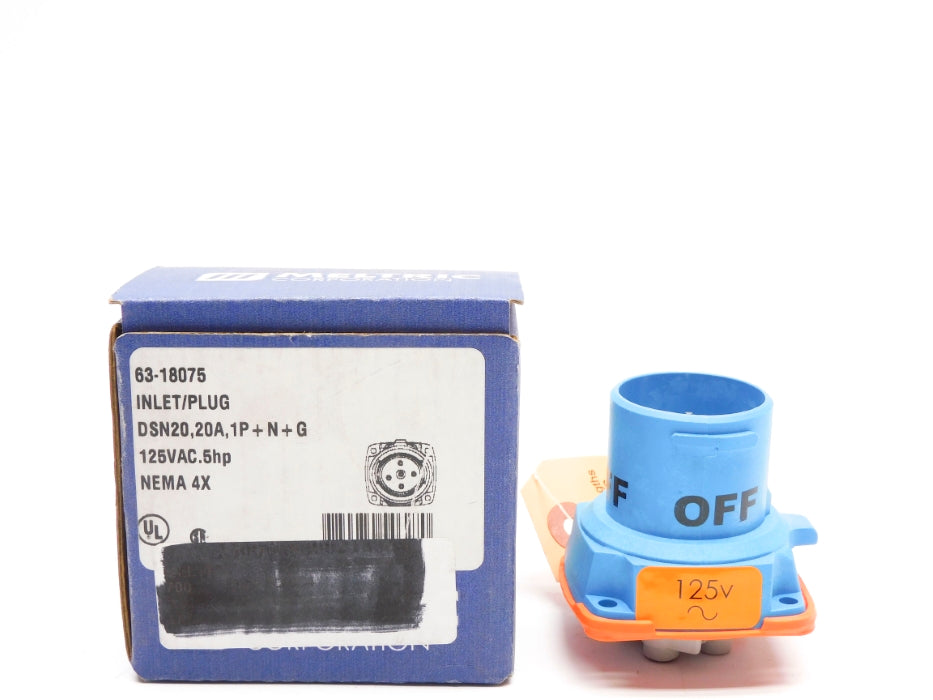 MELTRIC 63-18075 125VAC 20A NSMP