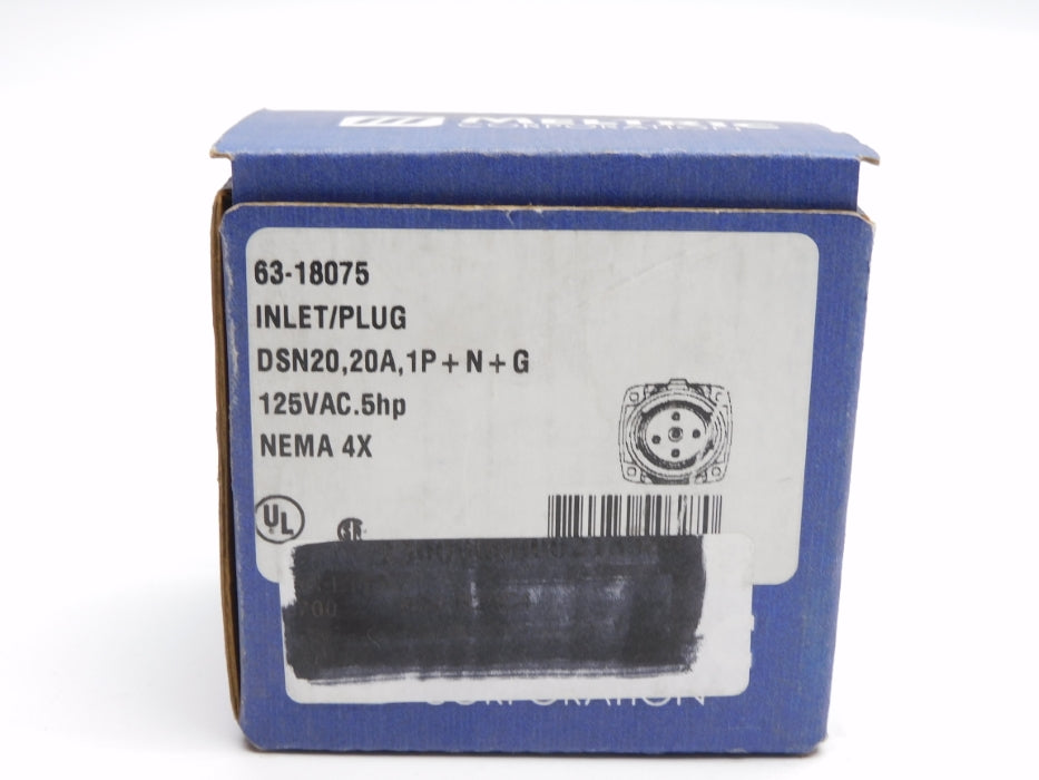 MELTRIC 63-18075 125VAC 20A NSMP