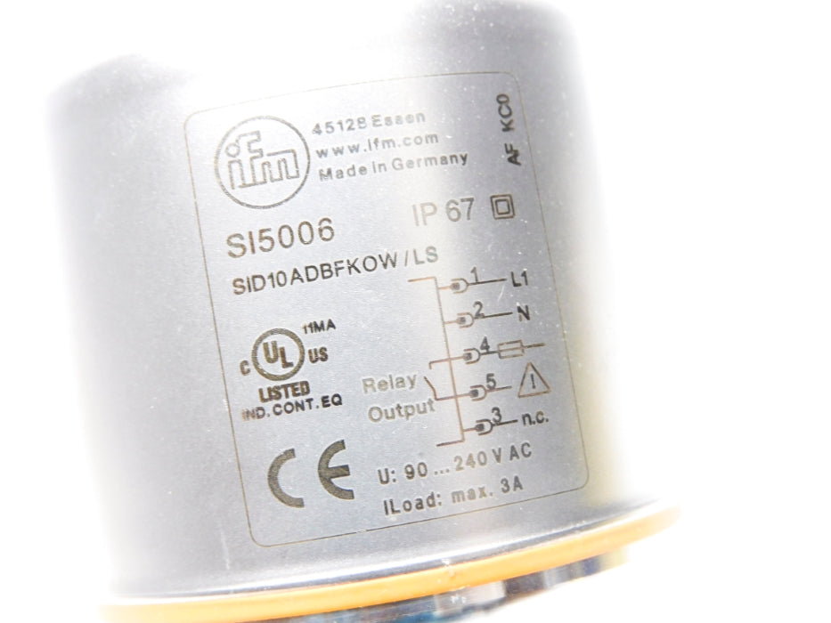 IFM EFECTOR SID10ADBFKOW/LS SI5006 90-240VAC NSMP