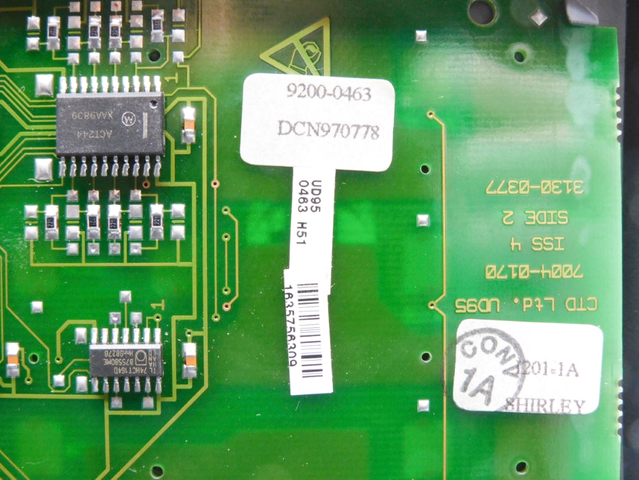 CONTROL UNIT DCN970778 9200-0463 NSNP