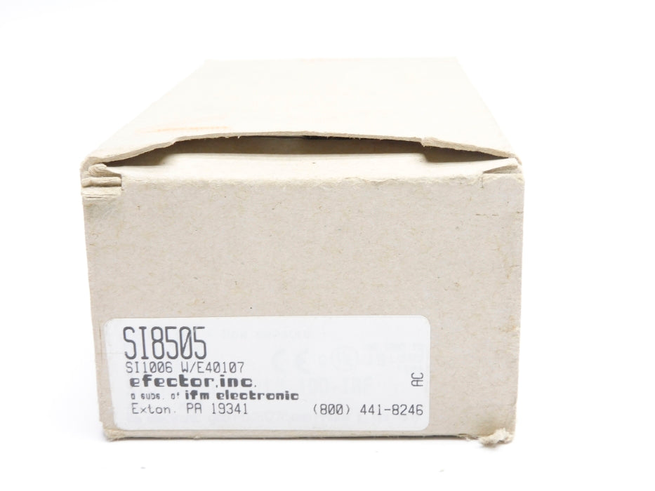 IFM EFECTOR SI8505 SI1006 W/ E40107 NSMP