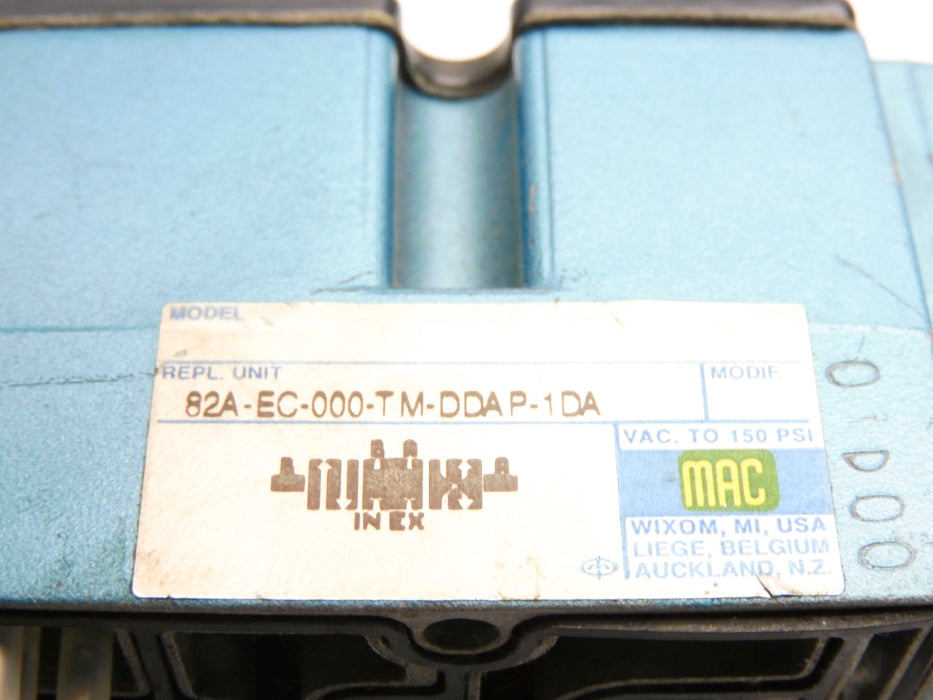 MAC 82A-EC-000-TM-DDAP-1DA 24VDC 150PSI UNMP