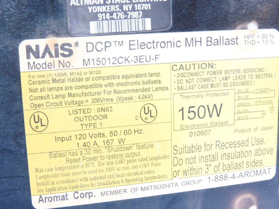 NAIS M15012CK-3EU-F UNMP