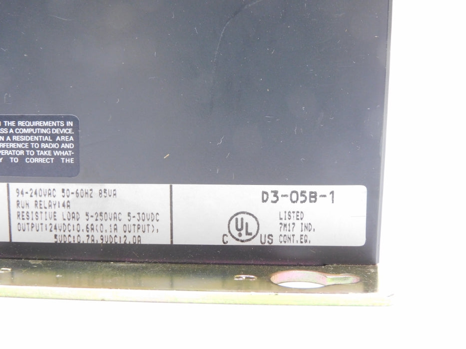 AUTOMATION DIRECT D3-05B-1 94-240VAC UNMP