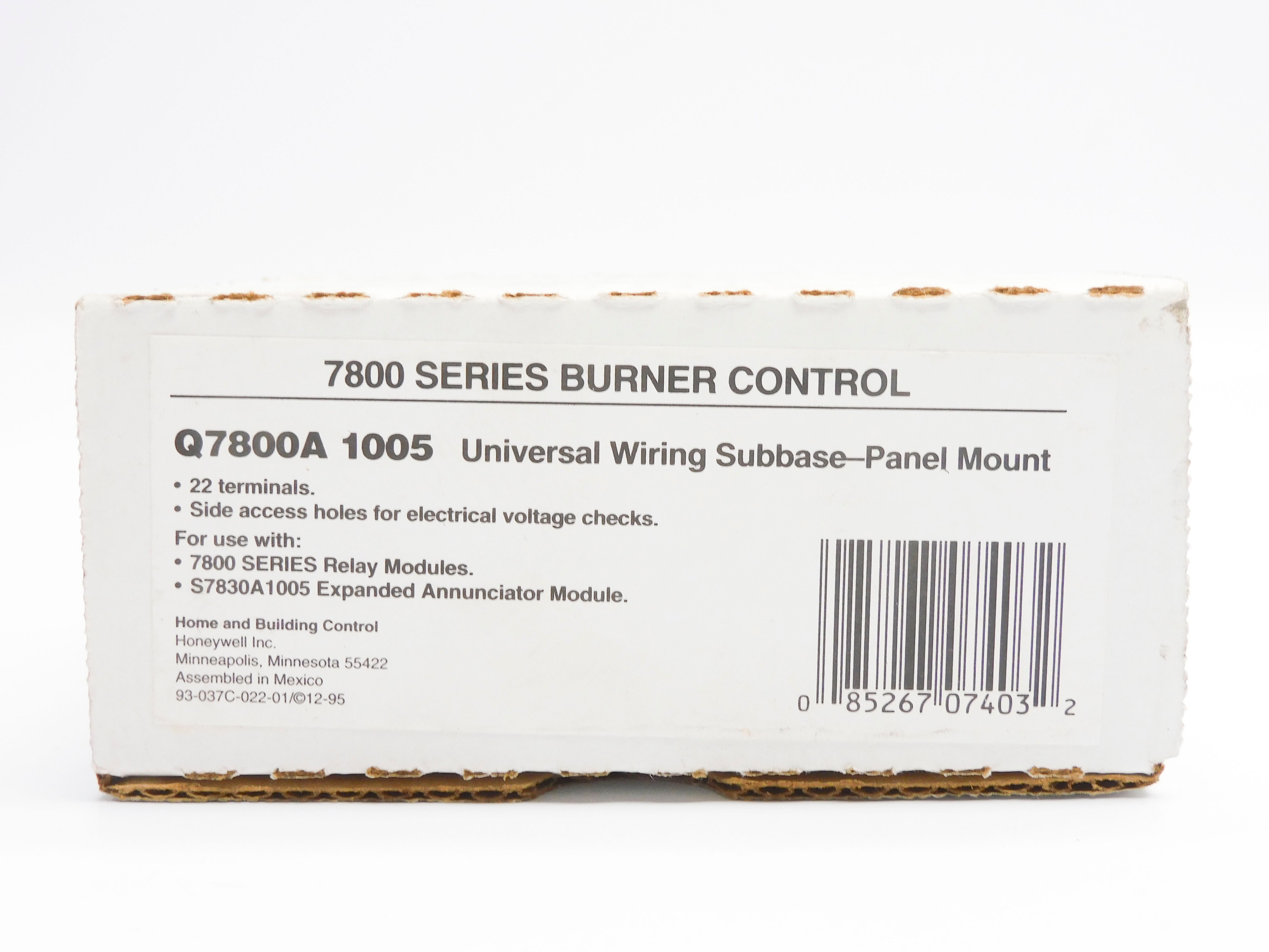HONEYWELL Q7800A1005 NSMP