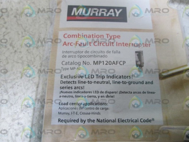 MURRAY MP120AFCP CIRCUIT BREAKER 20A NSMP
